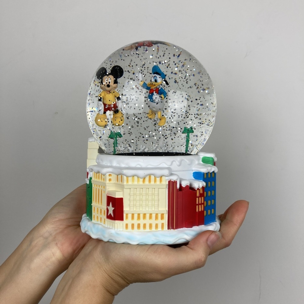 Mickey Mouse & Friends Snow Globe "Parade Balloon" LED‎ Light As-Is Repair